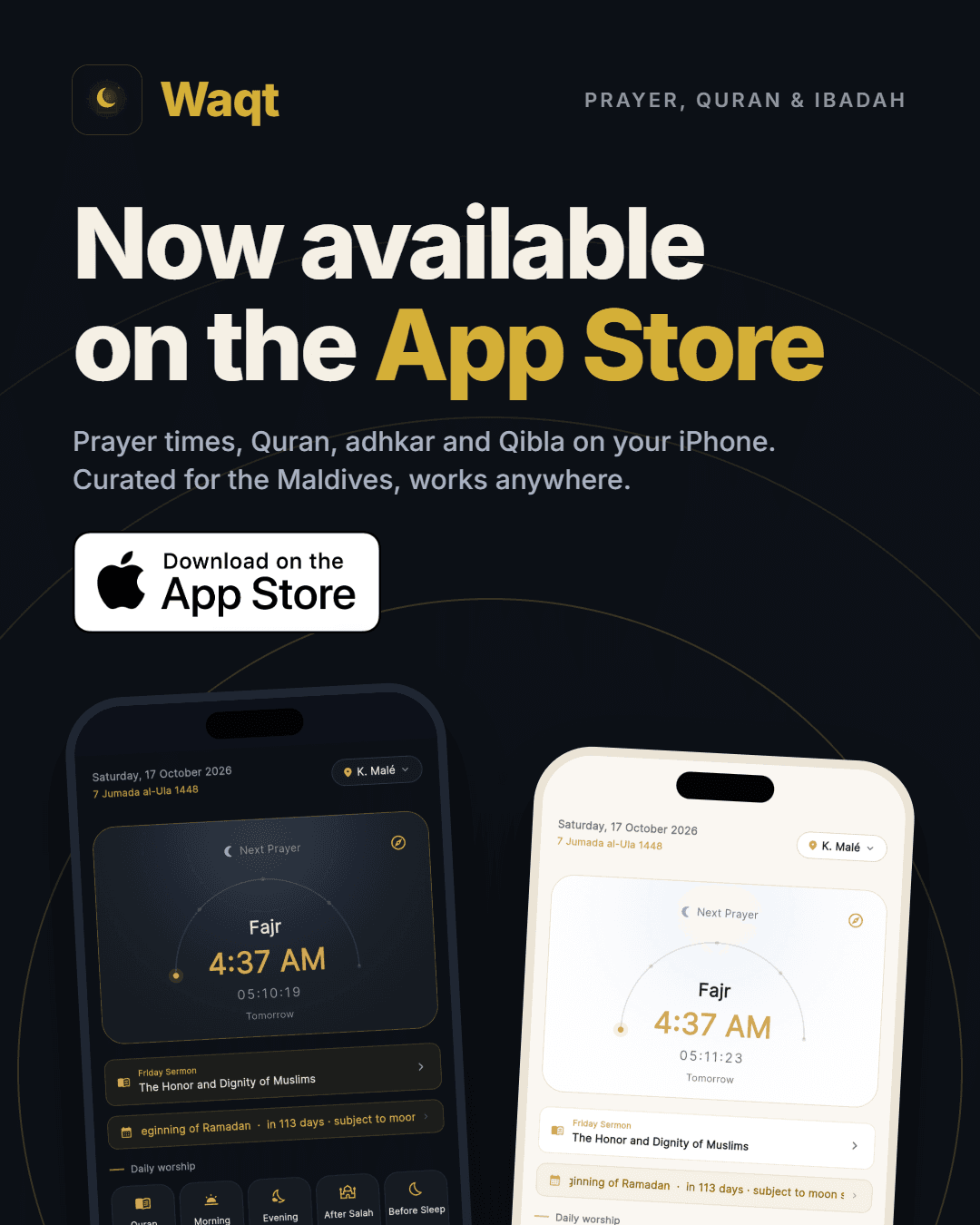 Waqt on App Store